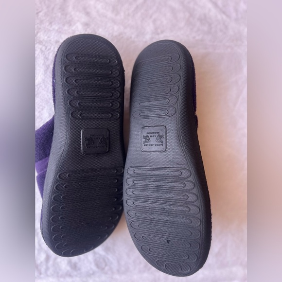 Laura Ashley Slippers outside or indoor Size L (8-9) fabric upper man made comfy - Picture 10 of 14